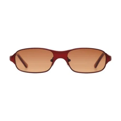 Bru Eyewear Aitken Sunglasses 52mm In Red