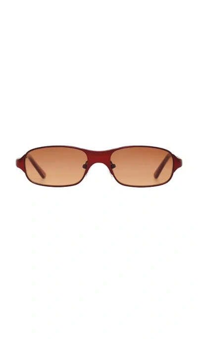 Bru Eyewear Aitken Sunglasses In Red