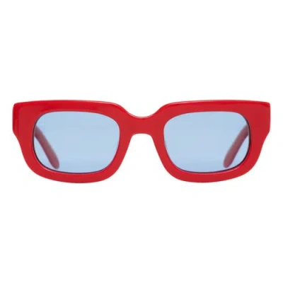 Bru Eyewear Belmont Sunglasses 50mm In Red