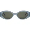 Bru Eyewear Bembridge Sunglasses 51mm In Blue