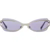 Bru Eyewear Cannon Sunglasses 59mm In Purple