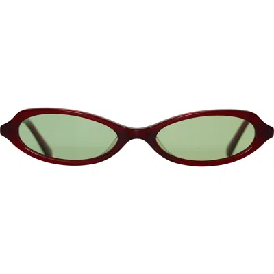Bru Eyewear Echo Sunglasses 51mm In Burgundy