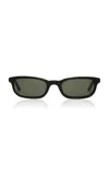 Bru Eyewear Flossie Acetate Sunglasses In Black