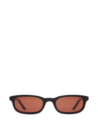 Bru Eyewear Flossie Rectangle-frame Sunglasses In Black