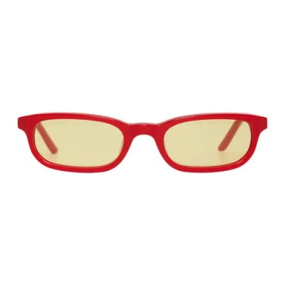 Bru Eyewear Flossie Sunglasses 50mm In Red