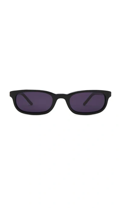 Bru Eyewear Flossie Wayfarer Sunglasses In Midnight