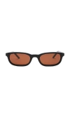 Bru Eyewear Flossie Wayfarer Sunglasses In 雪松绿