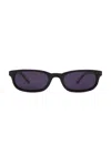Bru Eyewear Flossie Wayfarer Sunglasses In Midnight