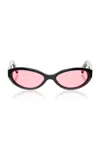 Bru Eyewear Linden Acetate Sunglasses In Pink