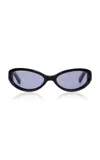 Bru Eyewear Linden Acetate Sunglasses In Purple