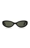 Bru Eyewear Linden Polarized Acetate Sunglasses In Black