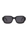 Bru Eyewear Olan Rectangle Sunglasses In Soot