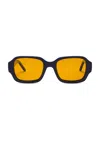 Bru Eyewear Olan Rectangle Sunglasses In Sunset