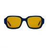 Bru Eyewear Olan Rectangle Sunglasses In Blue