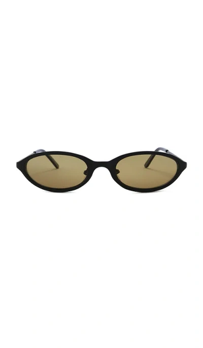 Bru Eyewear Poly Sunglasses In Black Honey