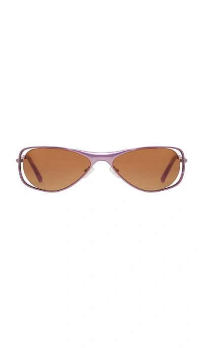 Bru Eyewear X Revolve Tommy Sunglasses In Purple