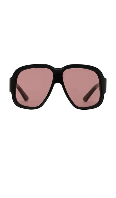 Bru Eyewear X Revolve Winnie Desert Sunglasses In Black