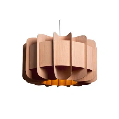Bruck Lighting 1 - Light Unique/statement Pendant In Beech