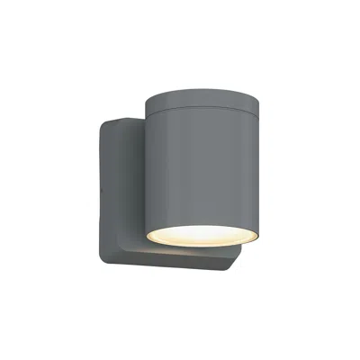 Bruck Lighting 4" Cylinder Outdoor Silver Down Wall Light