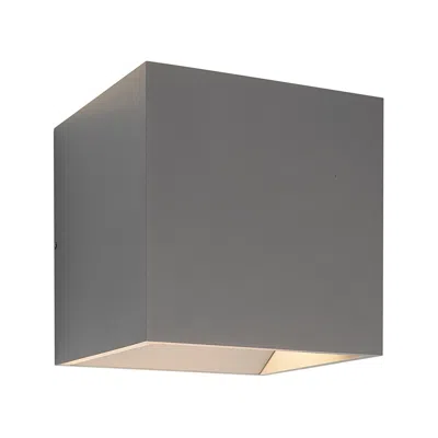Bruck Lighting 5.1" Qb Outdoor Silver Up & Down Wall Light