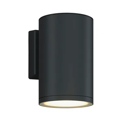 Bruck Lighting 5.5" Cylinder Outdoor Black Down Wall Light
