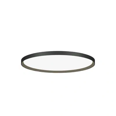 Bruck Lighting Bina 1 - Light 16'' Unique Circle Led Flush Mount In Black