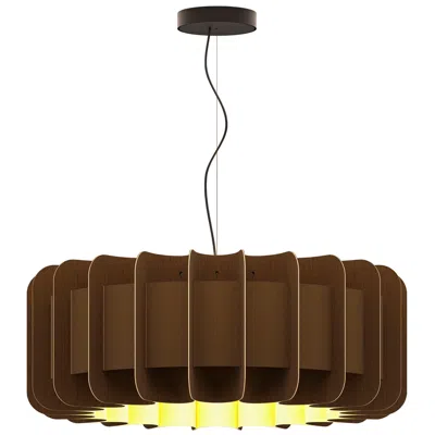Bruck Lighting Bruck Clarissa Wep 29" Wide Black Ebony Shade Pendant - Made To Order
