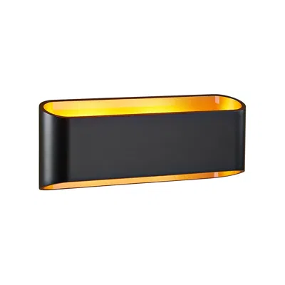 Bruck Lighting Bruck Eclipse 4 1/2" High 2-light Black Led Wall Sconce