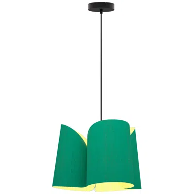 Bruck Lighting Bruck Julieta 18 1/4"w Light Petrol & Ash Modern Pendant Made To Order