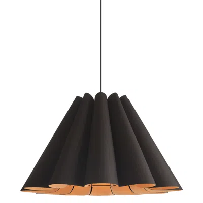 Bruck Lighting Bruck Lora 27 1/2" Wide Ebony And Ash Wood Pendant Light - Made To Order