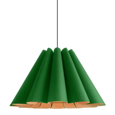 Bruck Lighting Bruck Lora 27 1/2" Wide Green And Ash Wood Pendant Light - Made To Order