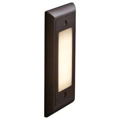 Bruck Lighting Bruck Step 4 3/4"w Opal Lens Amber Led Outdoor Step Light