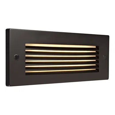 Bruck Lighting Bruck Step 8 3/4" Wide Bronze Louver Outdoor Led Step Light