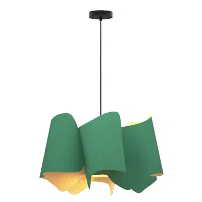 Bruck Lighting Camila 1-light Unique/statement Pendant In Light Petrol