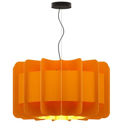 Bruck Lighting Clarissa Pendant Wep Light - Black Finish - Ocher Shade Made To Order