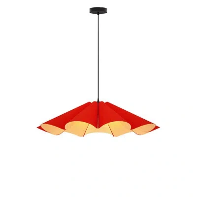 Bruck Lighting Delfina 1-light Single Pendant In Red