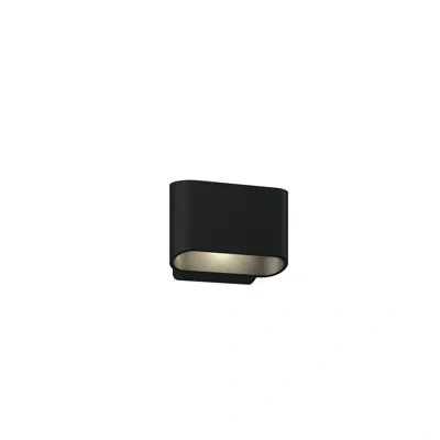 Bruck Lighting Eclipse 1 - Bulb Led Outdoor Flush Mount In Anthracite,black