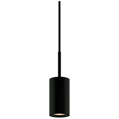 Bruck Lighting Gx15 4" Wide 1 Light Black Field Cuttable 2700k Led Pendant
