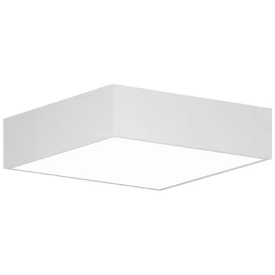 Bruck Lighting Jazz 12" Wide White Square Led Surface Mount - Direct - Made To Order
