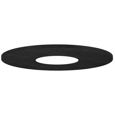 Bruck Lighting Jazz 16" W Acoustic Black Round Led Surface Ceiling Light - Direct