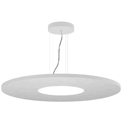 Bruck Lighting Jazz 16" W Acoustic White Round Led Pendant - Direct