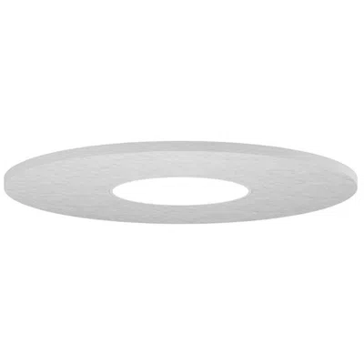 Bruck Lighting Jazz 16" W Acoustic White Round Led Surface Ceiling Light - Direct
