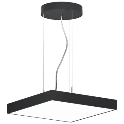 Bruck Lighting Jazz 16" Wide Black Round Led Pendant - Direct/indirect - Made To Order