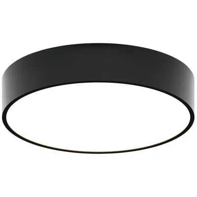 Bruck Lighting Jazz 16" Wide Black Round Led Surface Mount - Direct - Made To Order