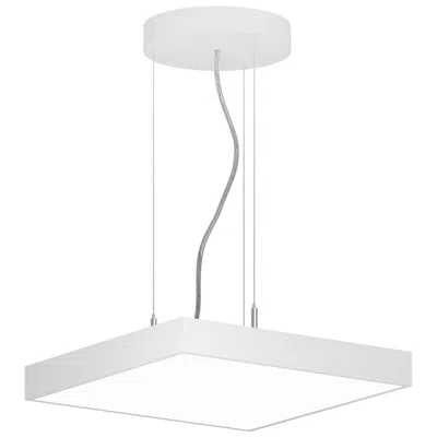 Bruck Lighting Jazz 16" Wide White Round Led Pendant - Direct/indirect - Made To Order