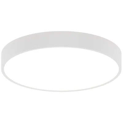 Bruck Lighting Jazz 16" Wide White Round Led Surface Mount - Direct/indirect Made To Order