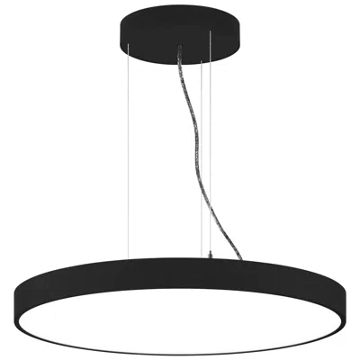 Bruck Lighting Jazz 24" Wide Black Round Led Pendant - Direct - Made To Order