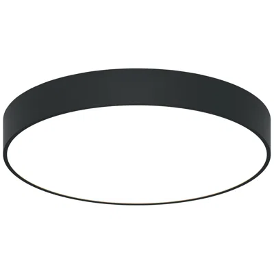 Bruck Lighting Jazz 24" Wide Black Round Led Surface Mount - Direct - Made To Order