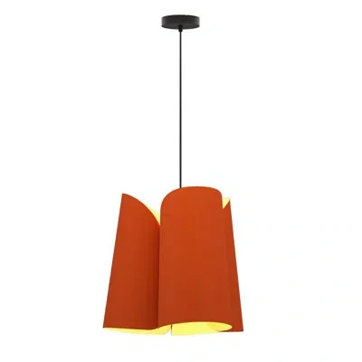 Bruck Lighting Julieta 1-light 20" Wide Pendant In Terracotta