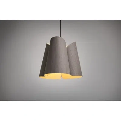 Bruck Lighting Julieta 1-light Pendant In Ebony